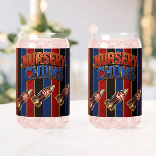 Verre Canette Camarades de nurserie/cuisine/verre fusée de fête