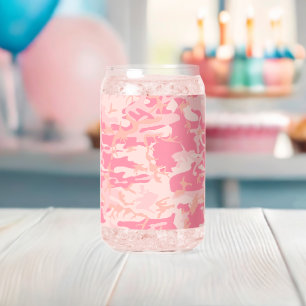 Verre Canette Camouflage rose, Armée