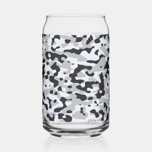 Verre Canette Camouflage urbain à haut contraste