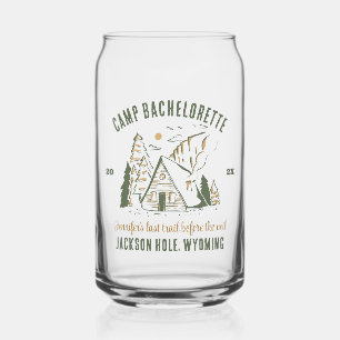 Verre Canette Camp Bachelorette Party Filles Camping Voyage Pers