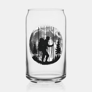 Verre Canette Camping moderne Randonnée Lover Mountain en plein