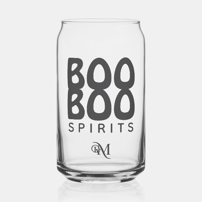 Verre Canette Can Glass : HALLOWEEN Boo Boo Spirits (Recto)