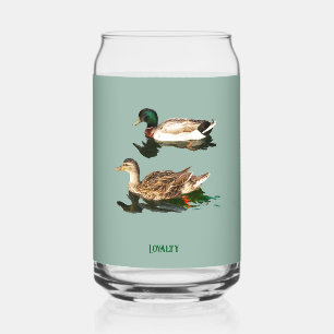 Verre Canette Canards colverts