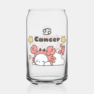 Verre Canette Cancer Charme zodiaque - Lapin appétissant au crab