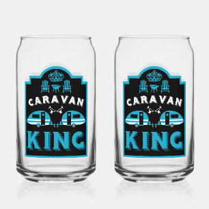 Verre Canette Caravan King Cadeaux Pour Campeurs