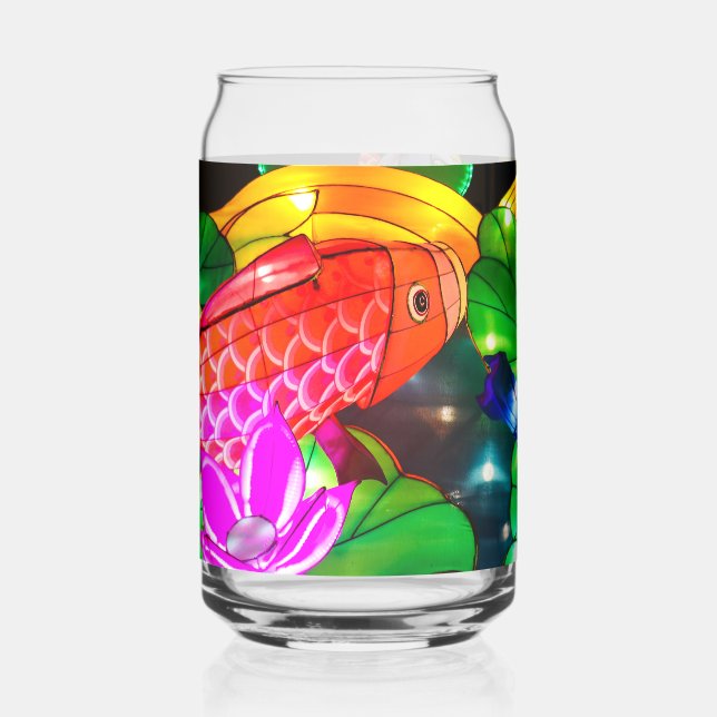 Verre Canette Carpes illuminées (Gauche)