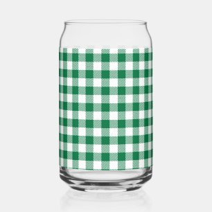 Verre Canette Carreaux verts