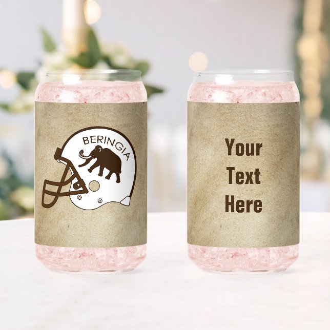 Verre Canette Casque Mammoth de l'Université de Beringia (Insitu (Mariage))