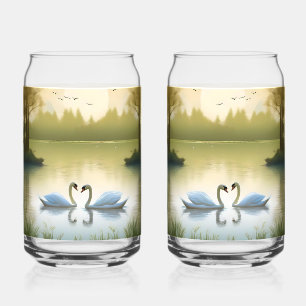 Verre Canette Caution de cygne : Famille et amis