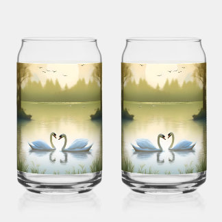 Verre Canette Caution de cygne : Famille et amis