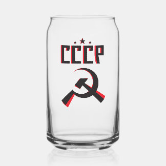 Verre Canette CCCP Peut-skier