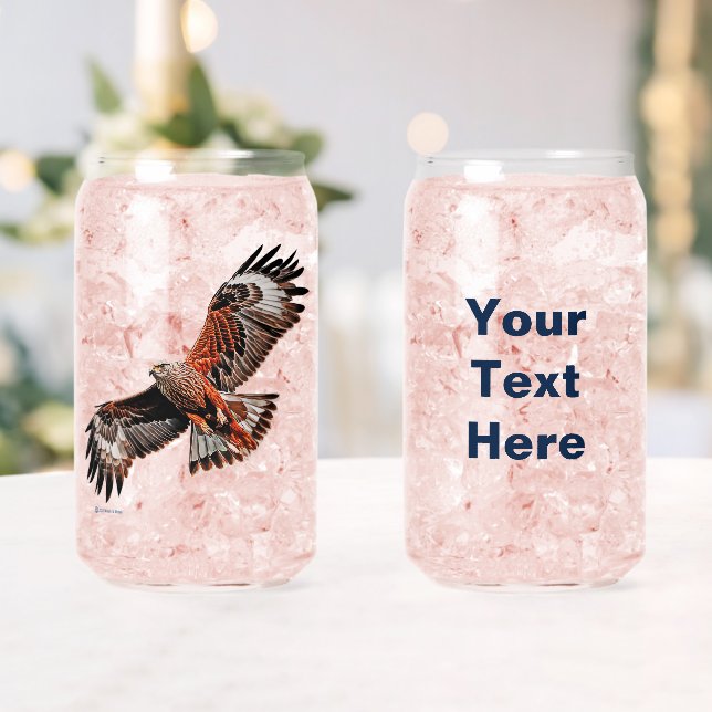 Verre Canette Cerf-volant rouge (Insitu (Mariage))