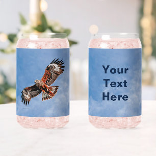 Verre Canette Cerf-volant rouge