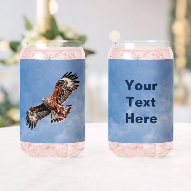 Verre Canette Cerf-volant rouge (Insitu (Mariage))