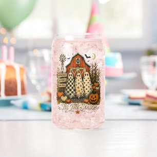 Verre Canette C'est la saison automne Halloween Fantômes