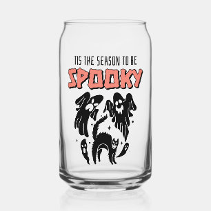 Verre Canette C'est la saison d'Halloween effrayant et terrifian