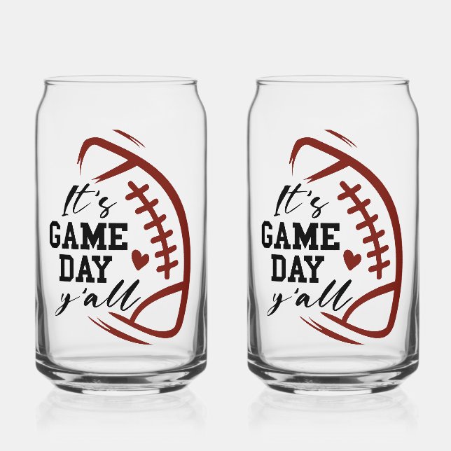 Verre Canette C'est le jour du match.  (Recto)