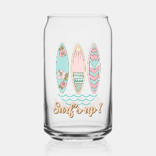Verre Canette C'est parti ! Été de surf sur plage tropicale