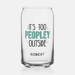 Verre Canette C'est trop de gens à l'extérieur Introvert Personn