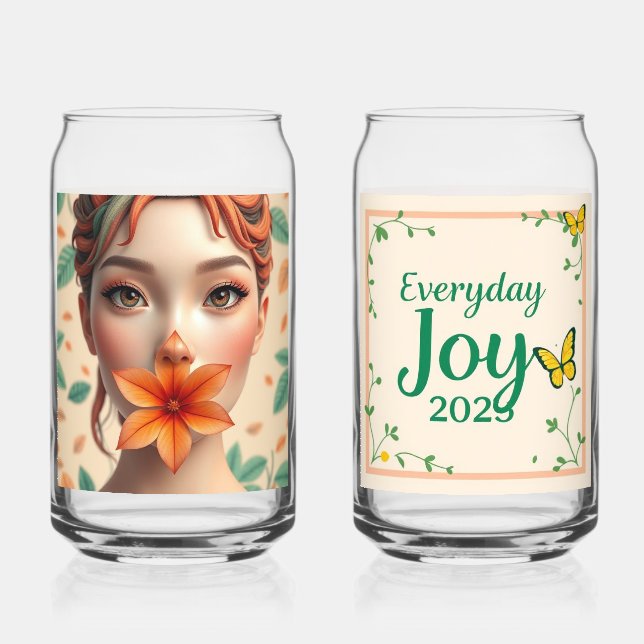 Verre Canette Chaleur d'instantané exotique (Recto)