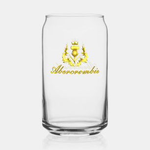 Verre Canette Chardon Abercrombie Gold Crowned