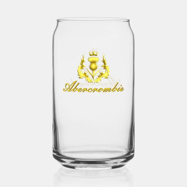 Verre Canette Chardon Abercrombie Gold Crowned (Recto)