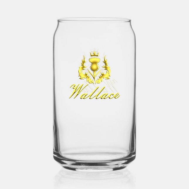 Verre Canette Chardon Wallace Gold Crowned (Recto)
