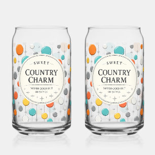 VERRE CANETTE CHARME DU PAYS DOUX -