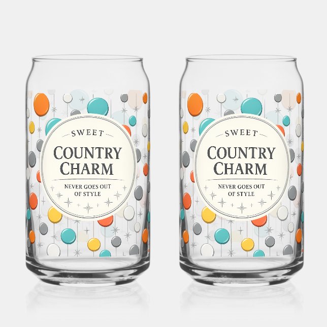 VERRE CANETTE CHARME DU PAYS DOUX -  (Verso)