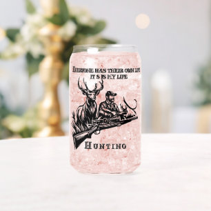 Verre Canette Chasse