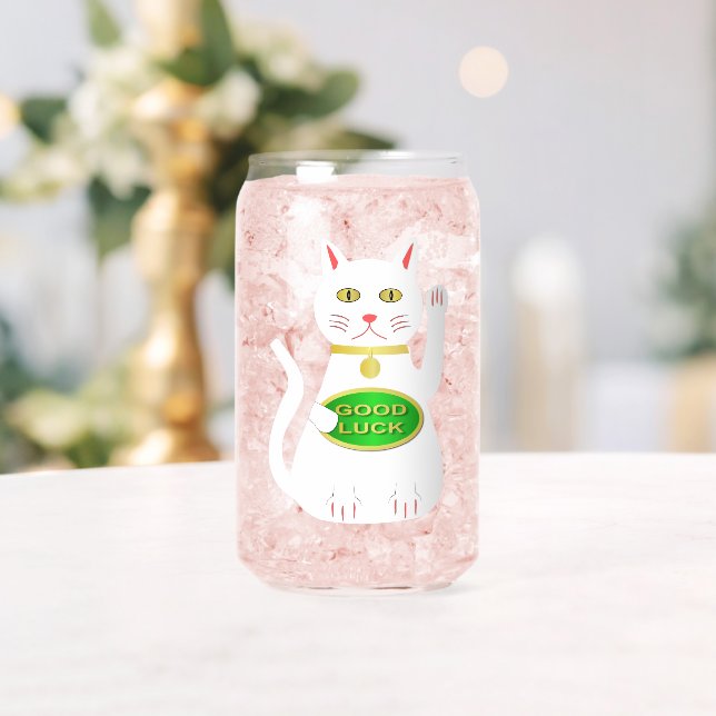 Verre Canette Chat Oriental Lucky (Insitu (Mariage))