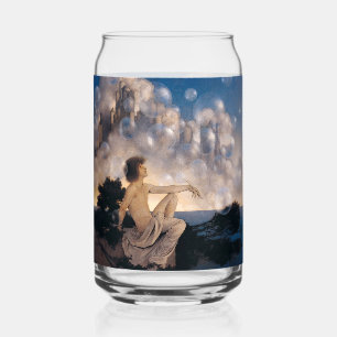 Verre Canette Châteaux en Espagne de Maxfield Parrish 1904 Fanta