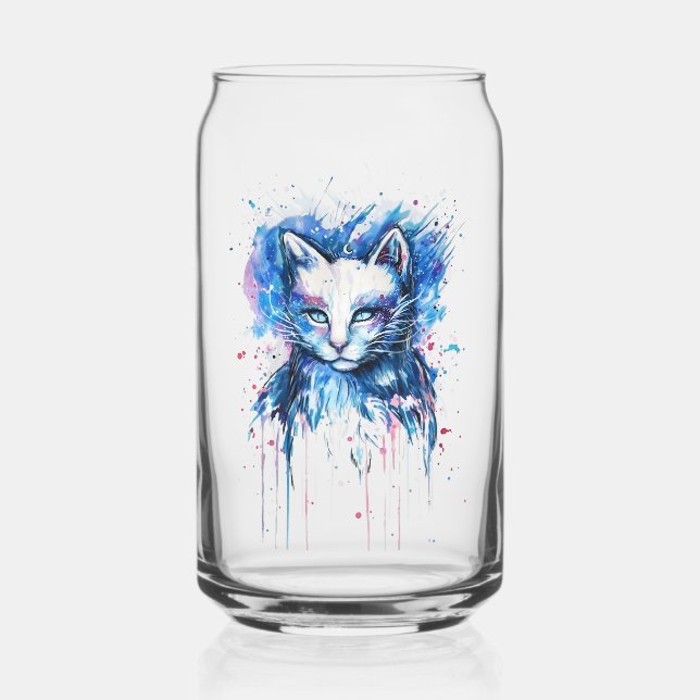 Verre Canette Chatte (Recto)