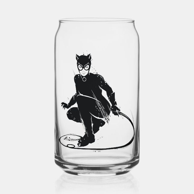 Verre Canette Chatte Encreuse Pose De Pinceau (Recto)