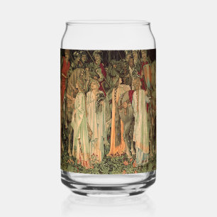 Verre Canette Chevaliers médiévaux de la Table Ronde