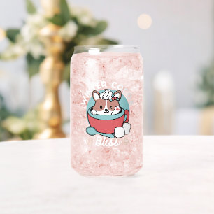 Verre Canette Chien dans la Mug Festive pour Vibes de vacances -