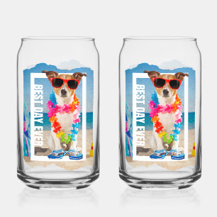 Verre Canette Chien de plage drôle Cadeau de vacances d'été tr
