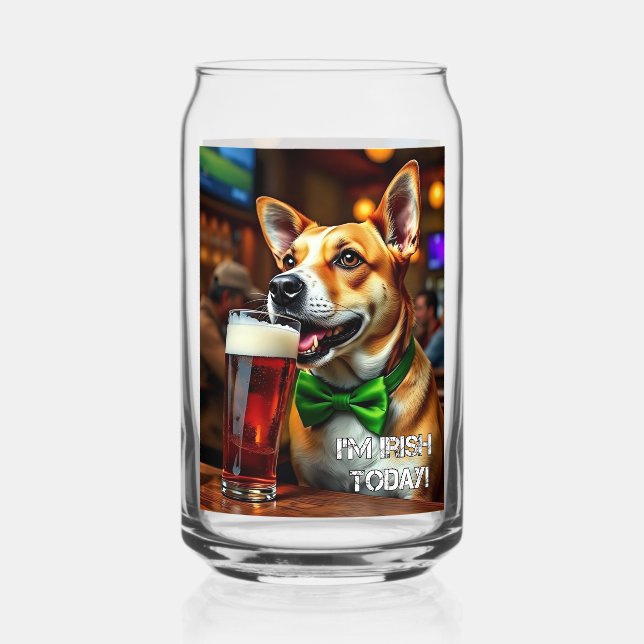 Verre Canette Chien de St. Pat (Recto)