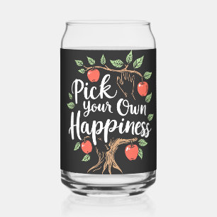 Verre Canette Choisissez votre propre bonheur Pomme saison de cu