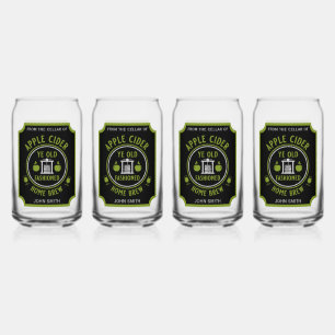 Verre Canette Cidre Rustique Pomme Boissons Personnalisées