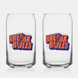 Verre Canette Citation de rebelle audacieuse "Enfreindre les règ