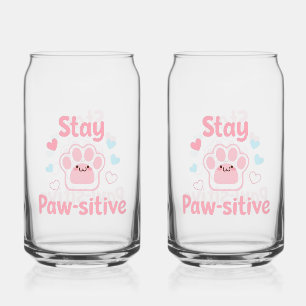 Verre Canette Citation Inspirante pour les Amoureux de Chiens et