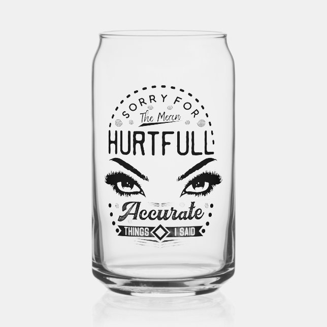 Verre Canette citation moyenne tasse (Recto)