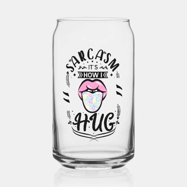 Verre Canette citation sarcasme  (Recto)