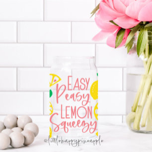 Verre Canette Citron doux facile