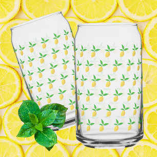 Verre Canette Citron jaune limonade 