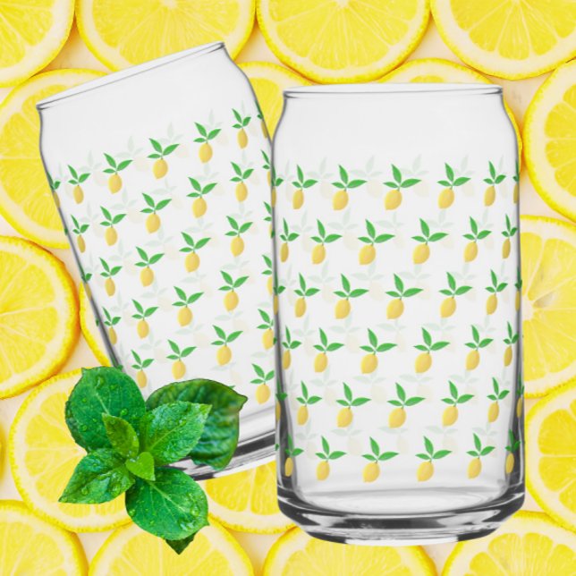 Verre Canette Citron jaune limonade  (Ready for summer fun and entertaining!)