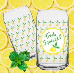 Verre Canette Citronnade jaune