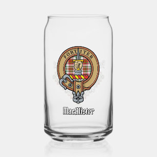 Verre Canette Clan MacAlister Crest sur le tatan de robe