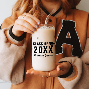 Verre Canette Classe Moderne Personnalisée De 2025 Graduation Pa